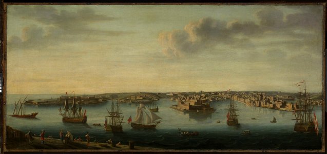 Shipping in Grand Harbour, Valletta, Malta RMG BHC1891