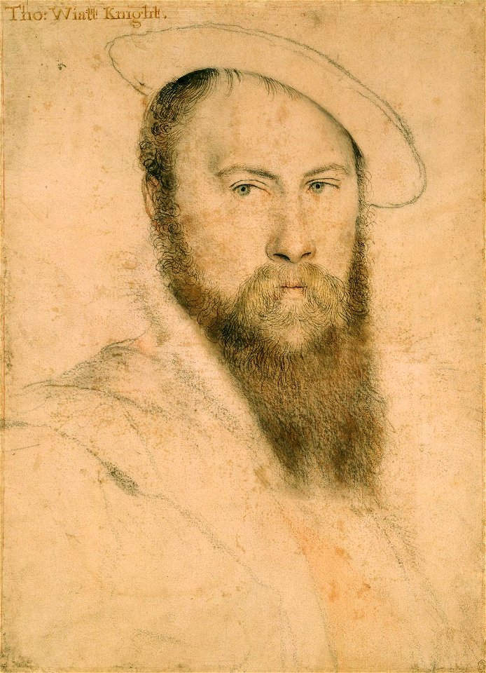 Sir Thomas Wyatt (1) by Hans Holbein the Younger