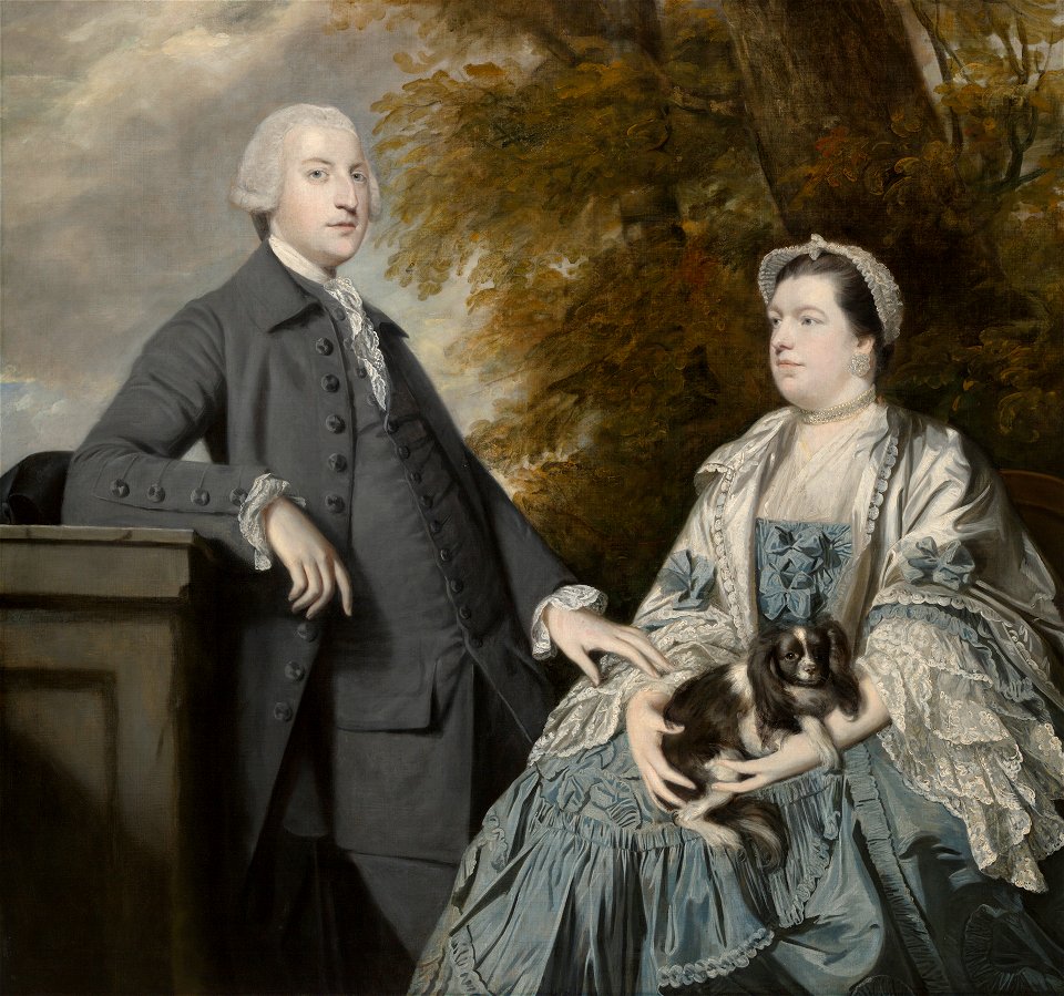 Sir Joshua Reynolds - Portrait of Mr. and Mrs. Godfrey Wentworth - 1959.46 - Yale University Art Gallery