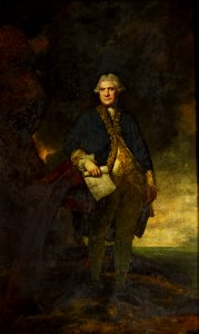 Sir Joshua Reynolds (1723-92) - Augustus, First Viscount Keppel (1725-1786) - RCIN 405900 - Royal Collection. Free illustration for personal and commercial use.
