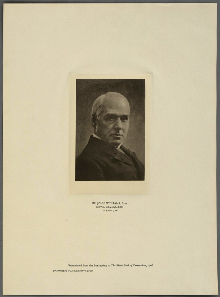 Sir John Williams, Bart. G.C.V.O., M.D., LL.D., D.SC. 1840-1926 (5294073)