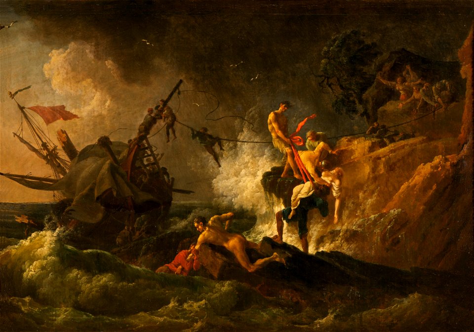 Shipwreck (Pierre Jacques Volaire) - Nationalmuseum - 17896
