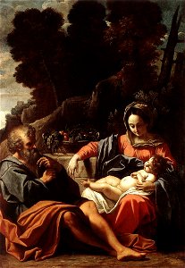 Sisto Badalocchio - The Holy Family - WGA01141