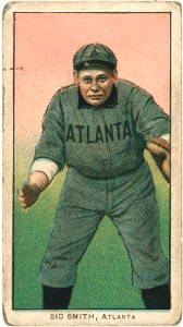 Sid Smith, Atlanta Team, baseball card portrait LCCN2008676865