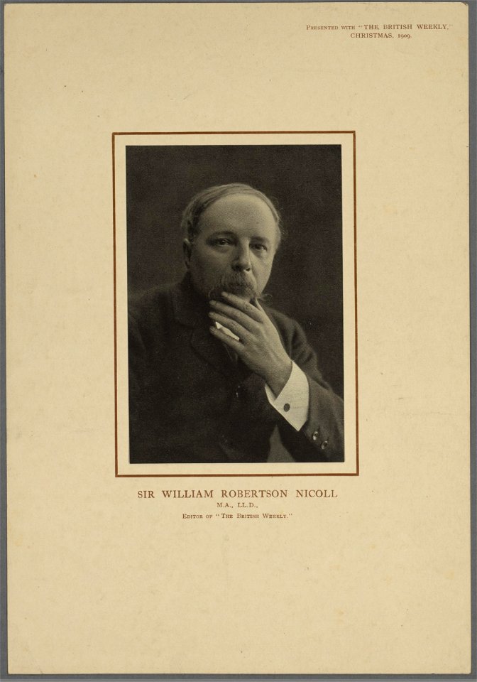 Sir William Robertson Nicoll M.A., LL.D Editor of The British Weekly (5449758)