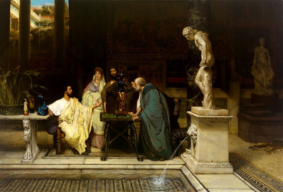 Sir Lawrence Alma-Tadema - An Art Lover - 1965.25 - Yale University Art Gallery