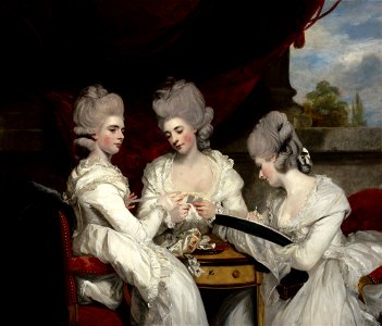 Sir Joshua Reynolds - The Ladies Waldegrave - Google Art Project. Free illustration for personal and commercial use.