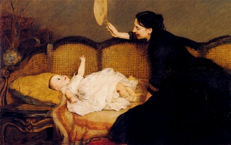 Sir William Quiller Orchardson (1832-1910) - Master Baby. Free illustration for personal and commercial use.