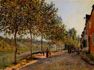 Alfred Sisley - June Morning in Saint-Mammès - Google Art Project