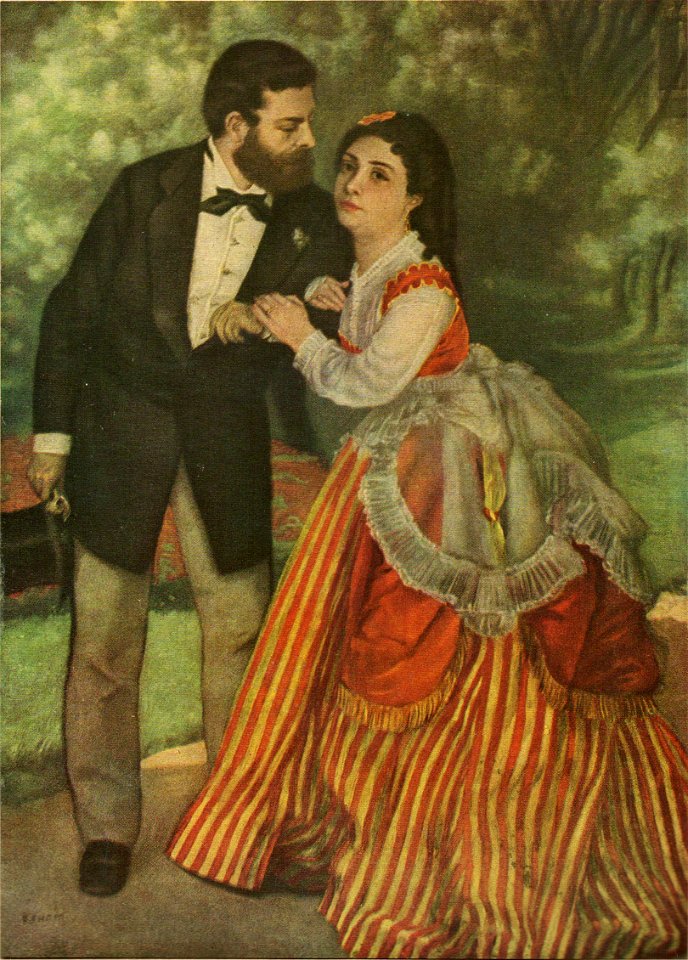 Sisley et madame-par Renoir-1868