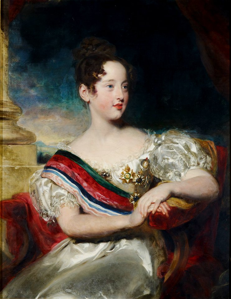 Sir Thomas Lawrence (1769-1830) - Maria II, Da Gloria, Queen of Portugal (1819-1853) - RCIN 401414 - Royal Collection