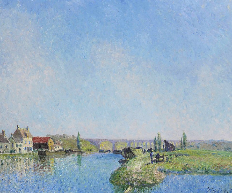 Alfred Sisley - Canal du Loing (1885)