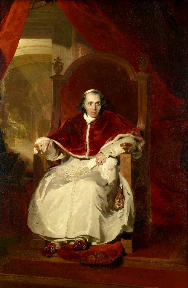 Sir Thomas Lawrence (1769-1830) - Pope Pius VII (1742-1823) - RCIN 404946 - Royal Collection
