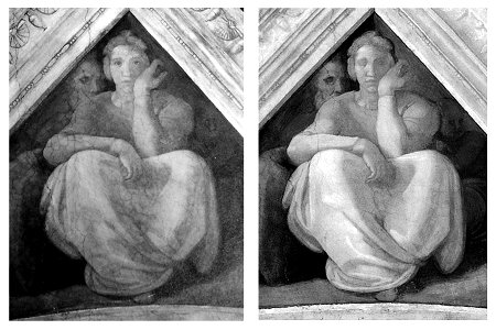 Sistine Chapel JesseSpandrel BeforeAndAfter
