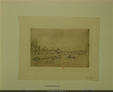Sisley - Les Six canots amarrés, NUM Mfilm 347 (14, 474)