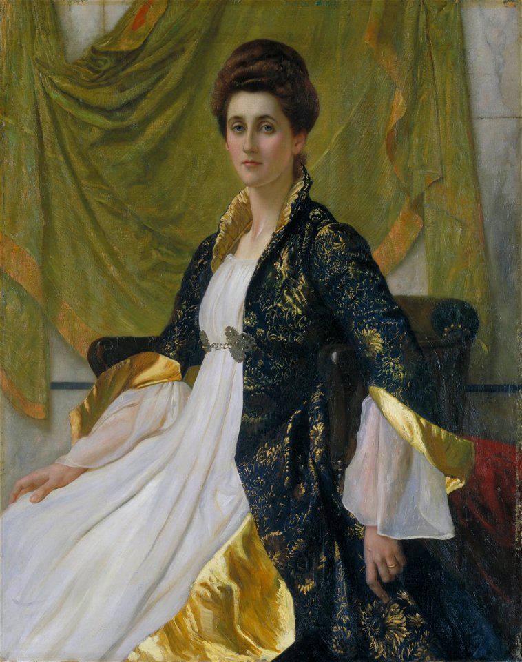 Sir William Blake Richmond - Portrait of Mrs Ernest Moon - Google Art Project