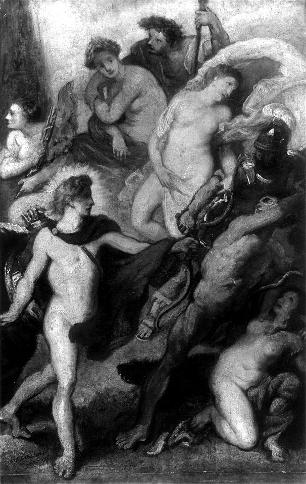 Sir Peter Paul Rubens - Section from The Government of the Queen - Walters 371