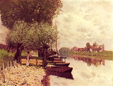 Alfred Sisley 017. Free illustration for personal and commercial use.