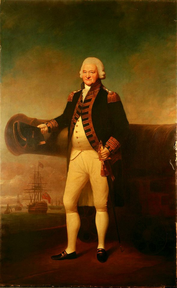 Sir Peter Parker Bt, 1721-1811, Admiral of the Fleet RMG BHC2932