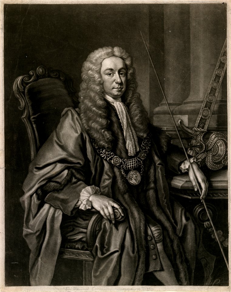 Sir Samuel Cooke, Bt., Lord Mayor of Dublin in 1741 P6755 - Free Stock ...