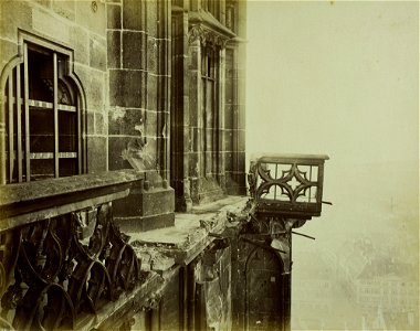 Siège de Strasbourg, 1870, Cathédrale (Partie de la Plate-forme)
