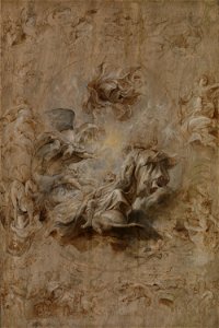 Sir Peter Paul Rubens - Multiple Sketch for the Banqueting House Ceiling - Google Art Project. Free illustration for personal and commercial use.