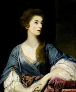 Sir Joshua Reynolds - Portrait of Miss Elizabeth Greenway. Free illustration for personal and commercial use.