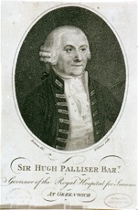 Sir Hugh Palliser Bart, Governor of the Royal Hospital for Seamen at Greenwich RMG PU4505