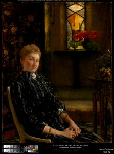 Sir Lawrence Alma-Tadema - Portrait of Mrs. Ralph Sneyd (Mary Ellis Sneyd) - 1996.12 - Clark Art Institute