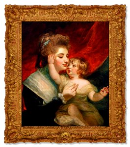 Sir joshua reynolds pra portrait of lady dashwood seated half-length a100011)