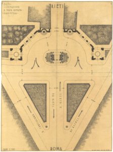 Sistemazione di Porta Romana (Bazzani) 08 - planimetria