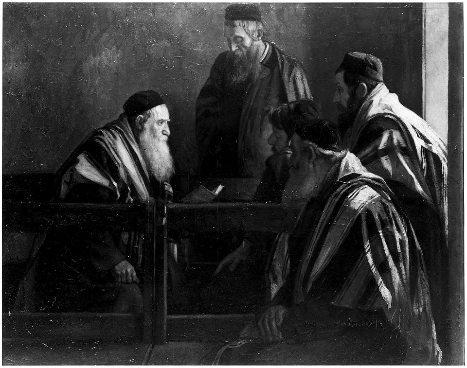 Sir William Rothenstein - Exposition of the Talmud - 50.3435 - Museum of Fine Arts