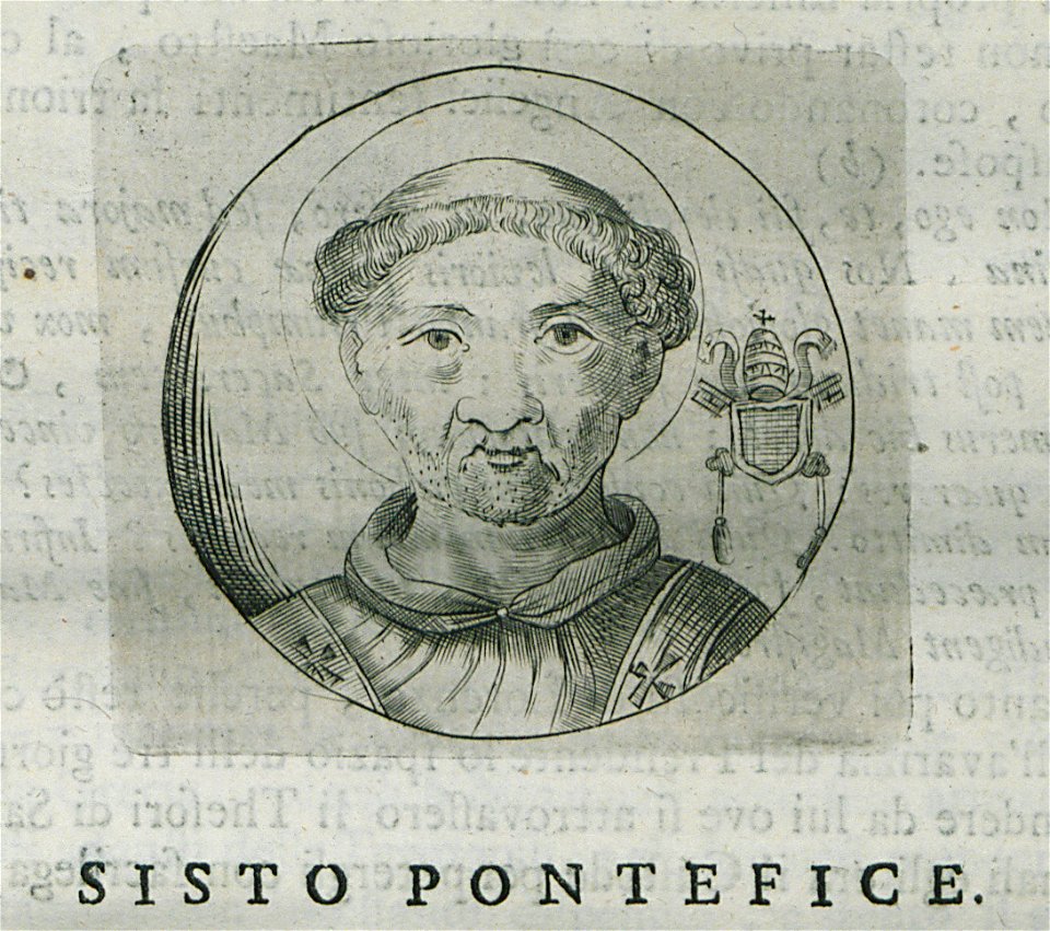 Sisto Pontefice - Fanelli Francesco - 1695