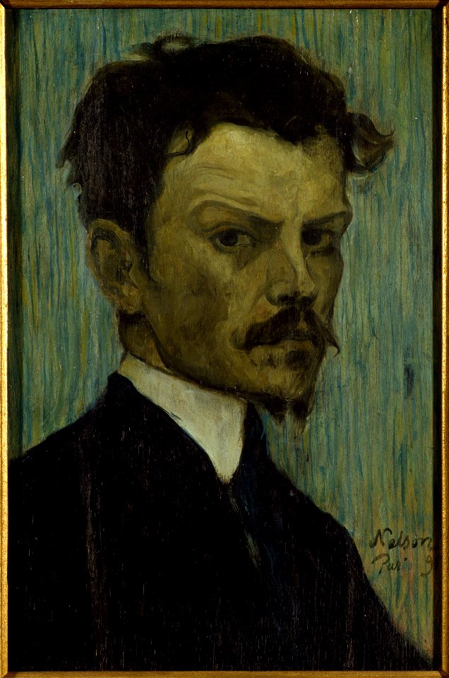 Självporträtt (Olof Sager-Nelson) - Nationalmuseum - 21496