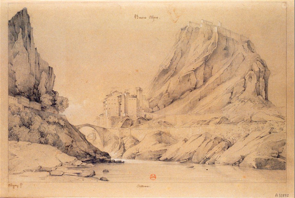 Sisteron (Claude-Félix-Théodore d'Aligny)