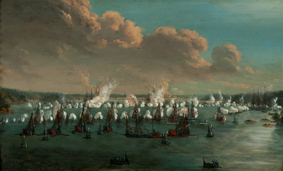 Sjöstrid-Finland, Fredrikshamn 15.5 1790 - Sjöhistoriska museet - O 11268