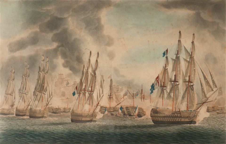 Sjöslag - Sjöhistoriska museet - S 1854