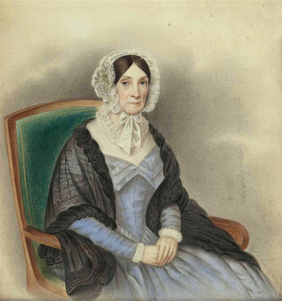 Sitzportrait einer Dame 1844
