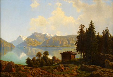 Sommerlicher See 19Jh
