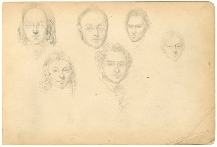 Six unknown sitters by William Egley
