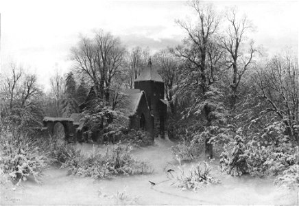 Sophus Jacobsen - Winter Landscape - NM 1269 - Nationalmuseum
