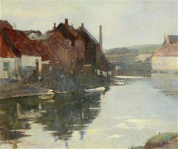 Soren Emil Carlsen - The Canal - 1931.19.1 - Reading Public Museum