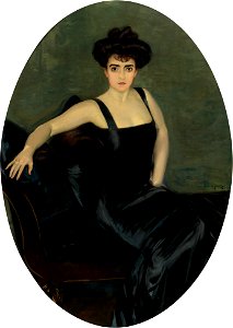 Joaquín Sorolla y Bastida - Retrato de la señora Esperanza Conill de Zanetti (1909)