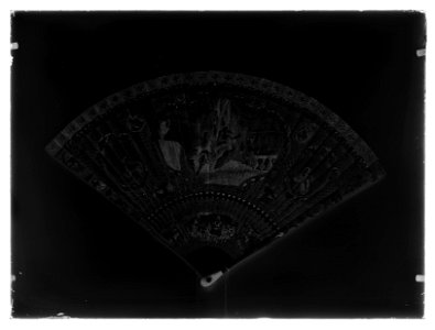 Solfjäder - Livrustkammaren - 77135-negative