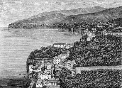 Sorrento veduta della città