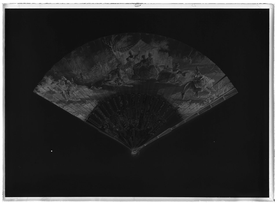Solfjäder, 1700-tal - Livrustkammaren - 35156-negative