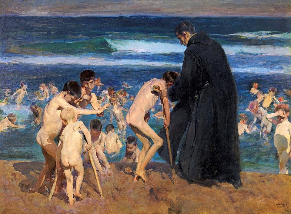 Triste herencia, por Joaquín Sorolla