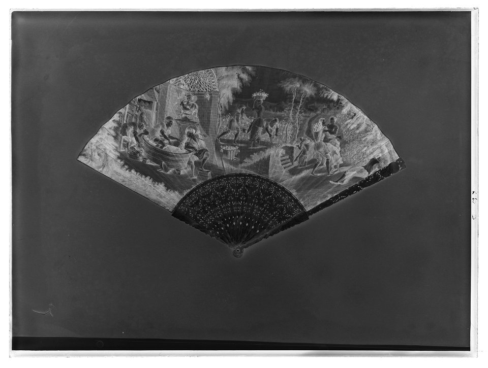 Solfjäder - Livrustkammaren - 77184-negative