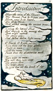Songs of Innocence and of Experience, copy L, 1795 (Yale Center for British Art) - SE - Intro