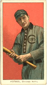 Solly Hoffman, Chicago Cubs, baseball card portrait LCCN2008675179